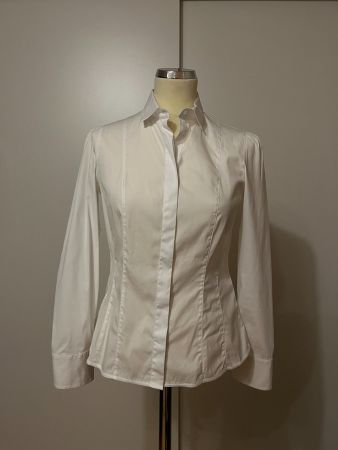Bluse / weiss / Massimo Dutti / 38