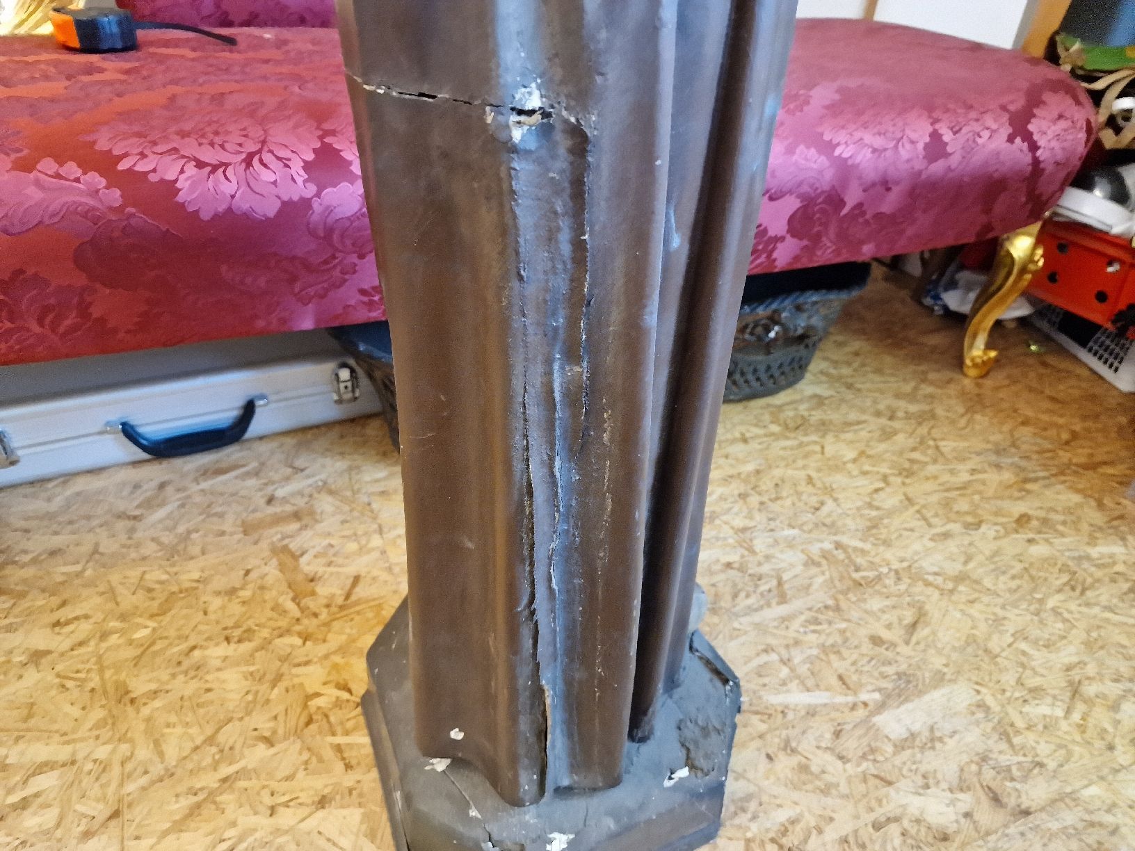 Statuette: heilige figur gibs holz – Usato da Mettlen venduto da elios0888 6