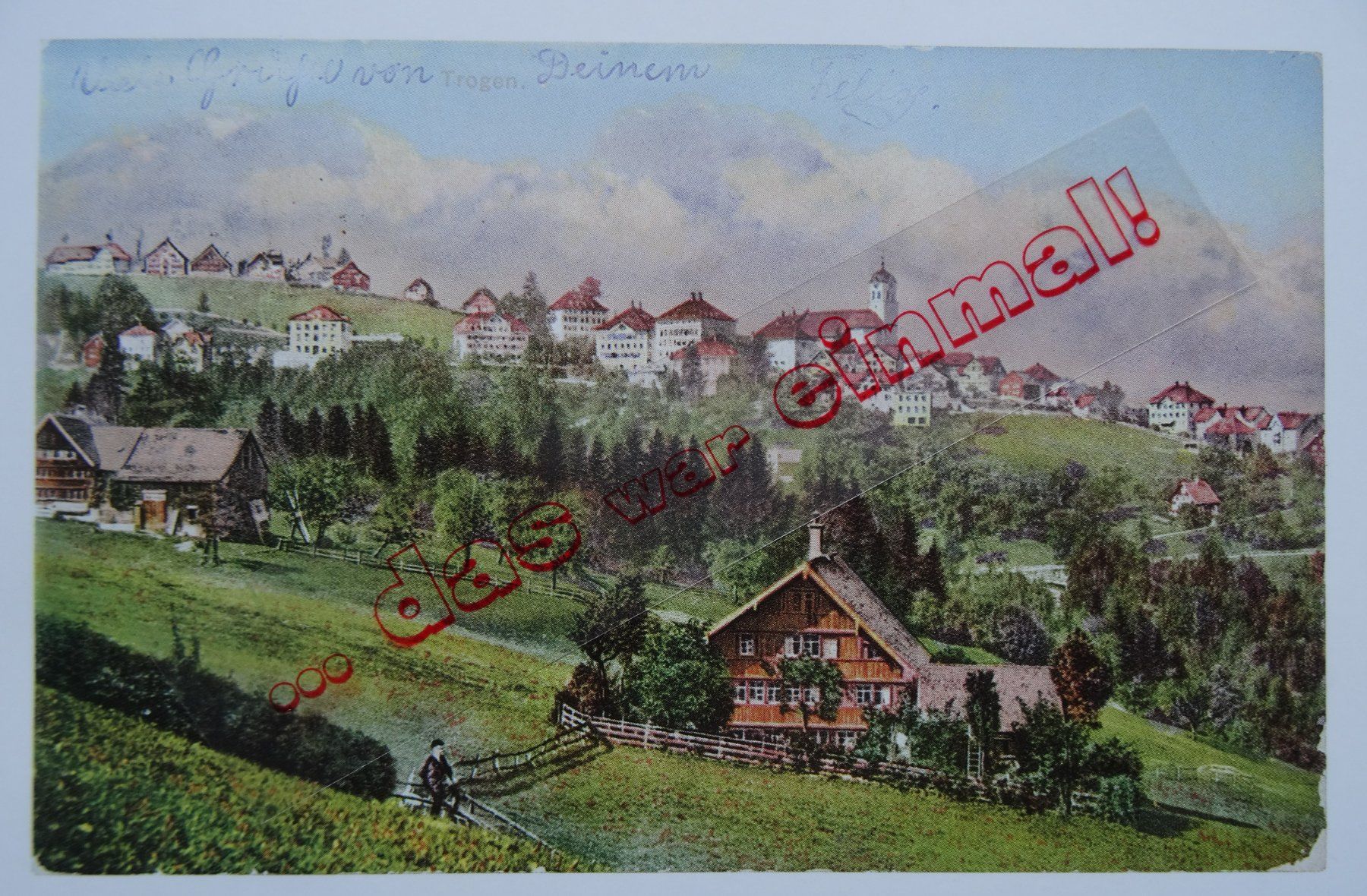Cartoline postali: Appenzell Trogen   anno dazumal – Usato da Safnern venduto da Wstussi