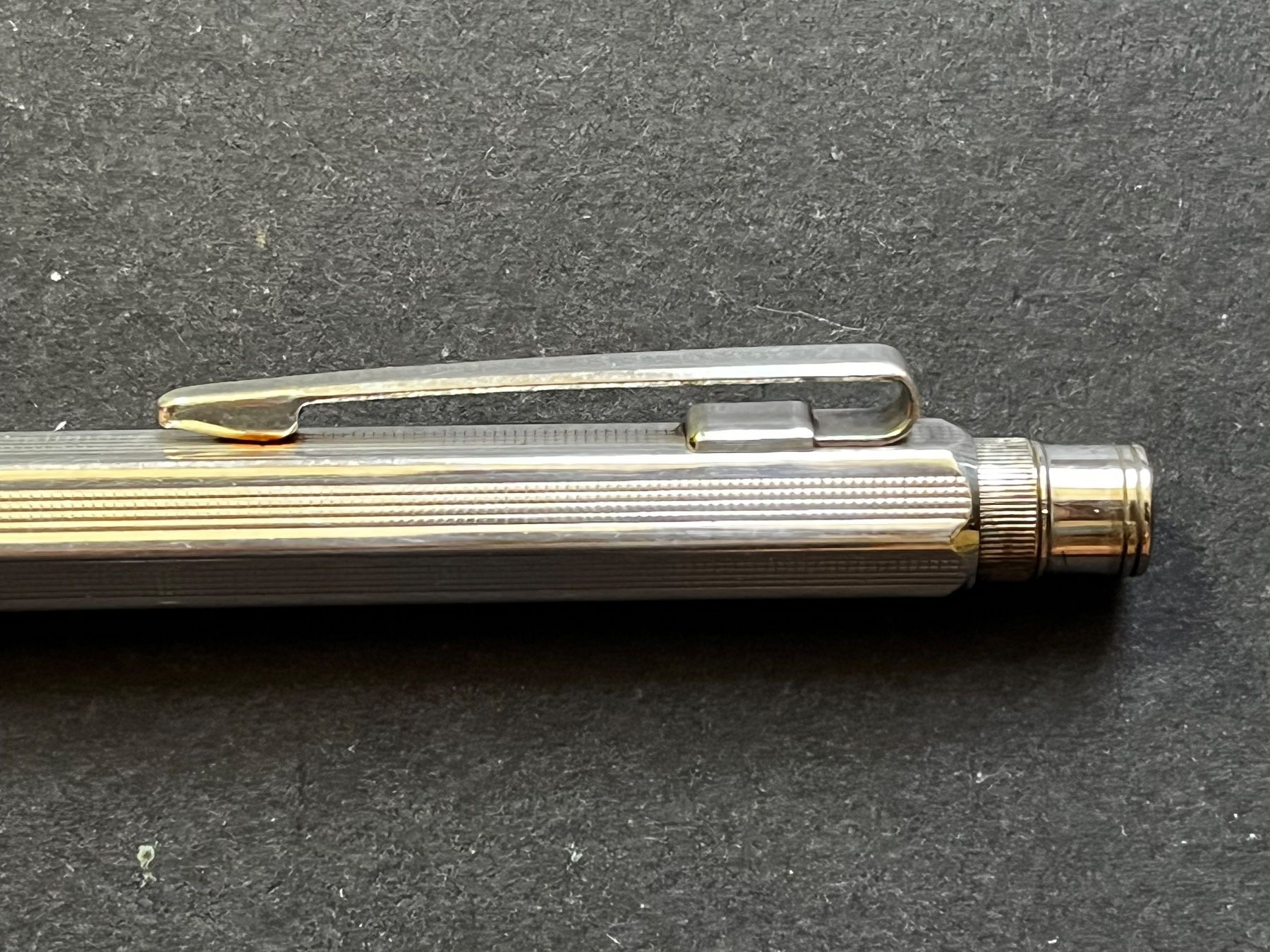 Caran D'Ache Penna & Evidenziatori: Alter Caran d’Ache Ecridor Minenhalter "Pavé" versilbert – Usato da Zürich venduto da FV.vintage 3