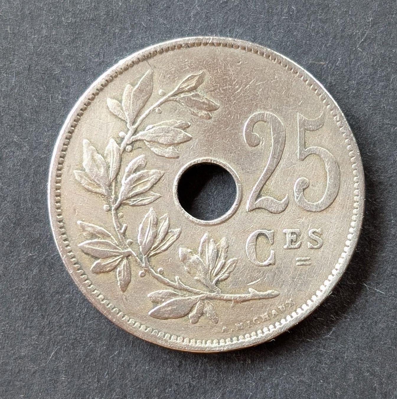 Tutti le monete: Belgien-25 Centimes 1929 – Usato da Hittnau venduto da stamps_and_coins 1