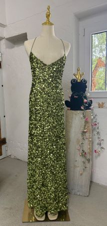 Langes, elegantes Paillettenkleid -  Gr. M
