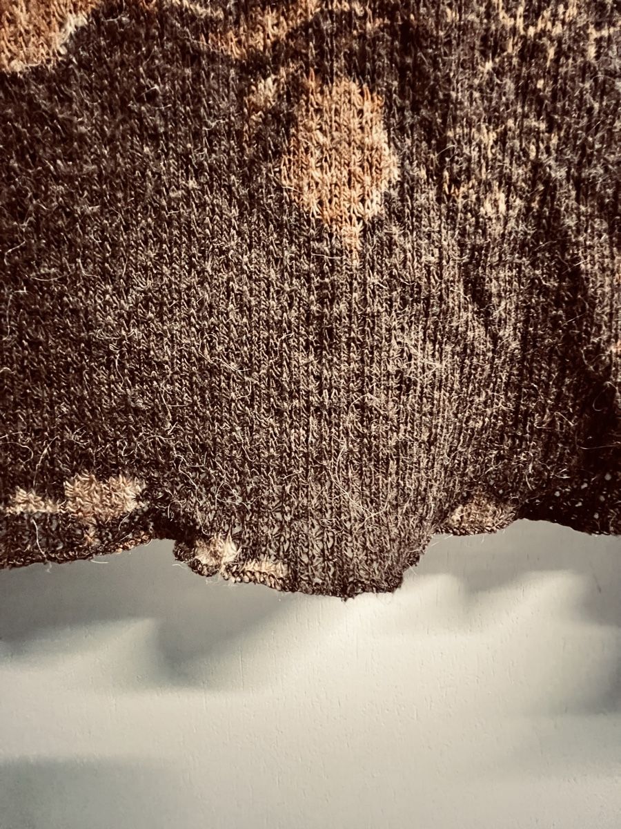 Gonne: Strickrock mit Blumenmuster, Gr. 40 eher 38 Aberdeen – Usato da Teufen AR venduto da Maleaa 2