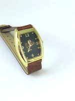 Edle Vintage Uhr Löwe Leo – Neue Batterie & FORTIS Lederband