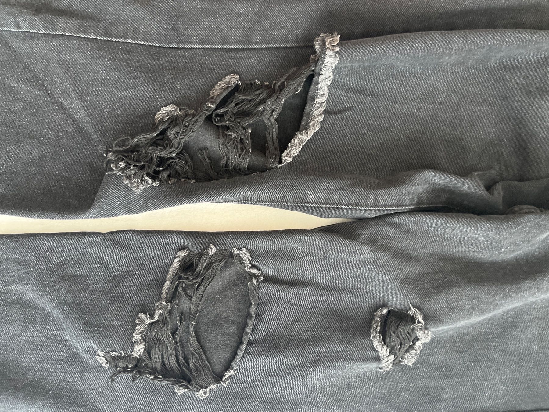 Shein Jeans: SHEIN Black Jeans gr XS – Nuovo e nell'imballaggio originale da Adligenswil venduto da Phoenix2017 3