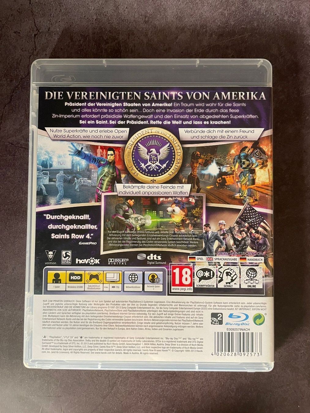 Giochi: Saints Row IV [PS3] – Usato da Niederwil SO venduto da BlueSonic 1