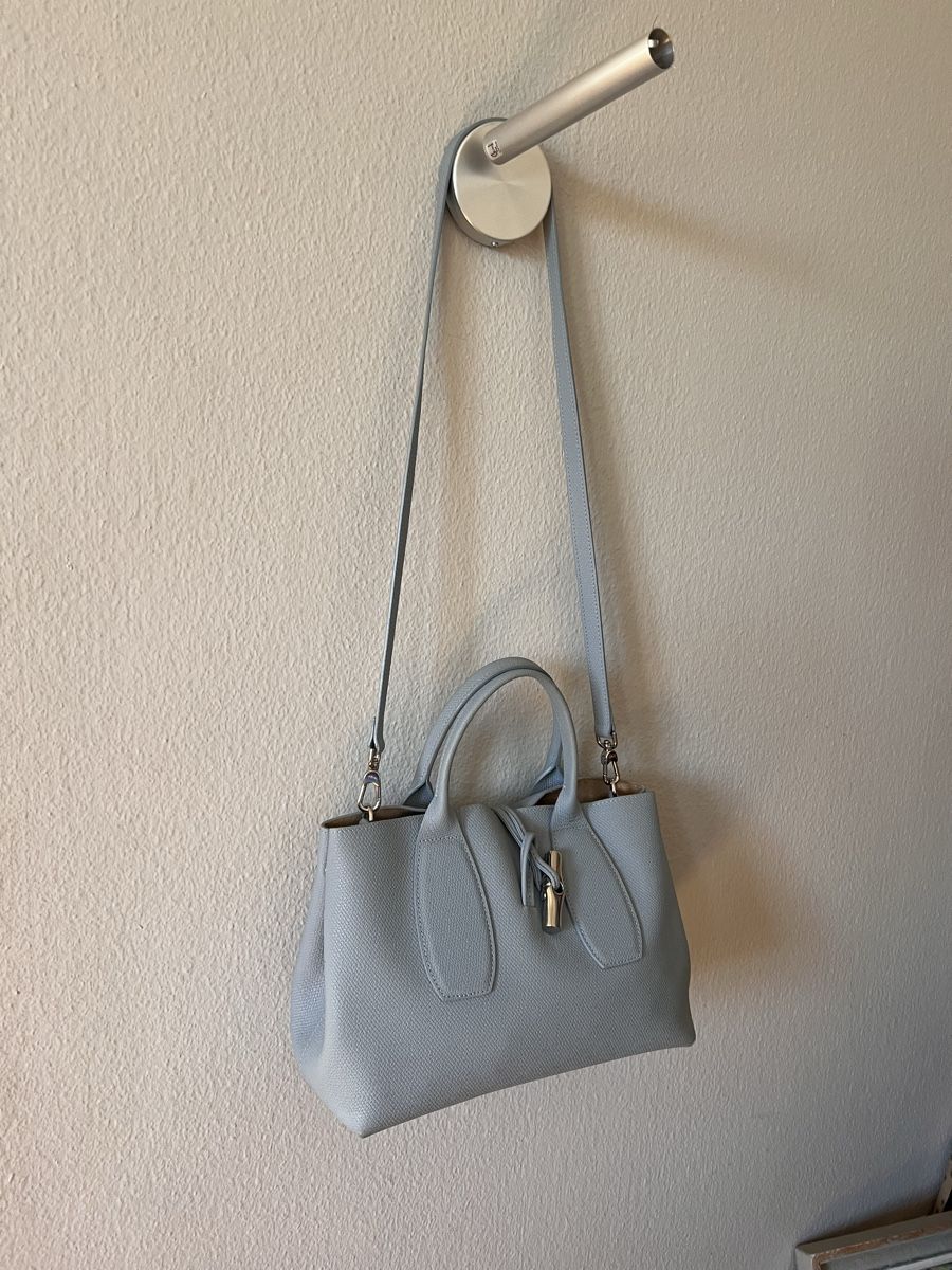 Longchamp Taschen für Damen: Handtasche Longchamp, hellblau Leder – Gebraucht aus Solothurn von Brini06 1