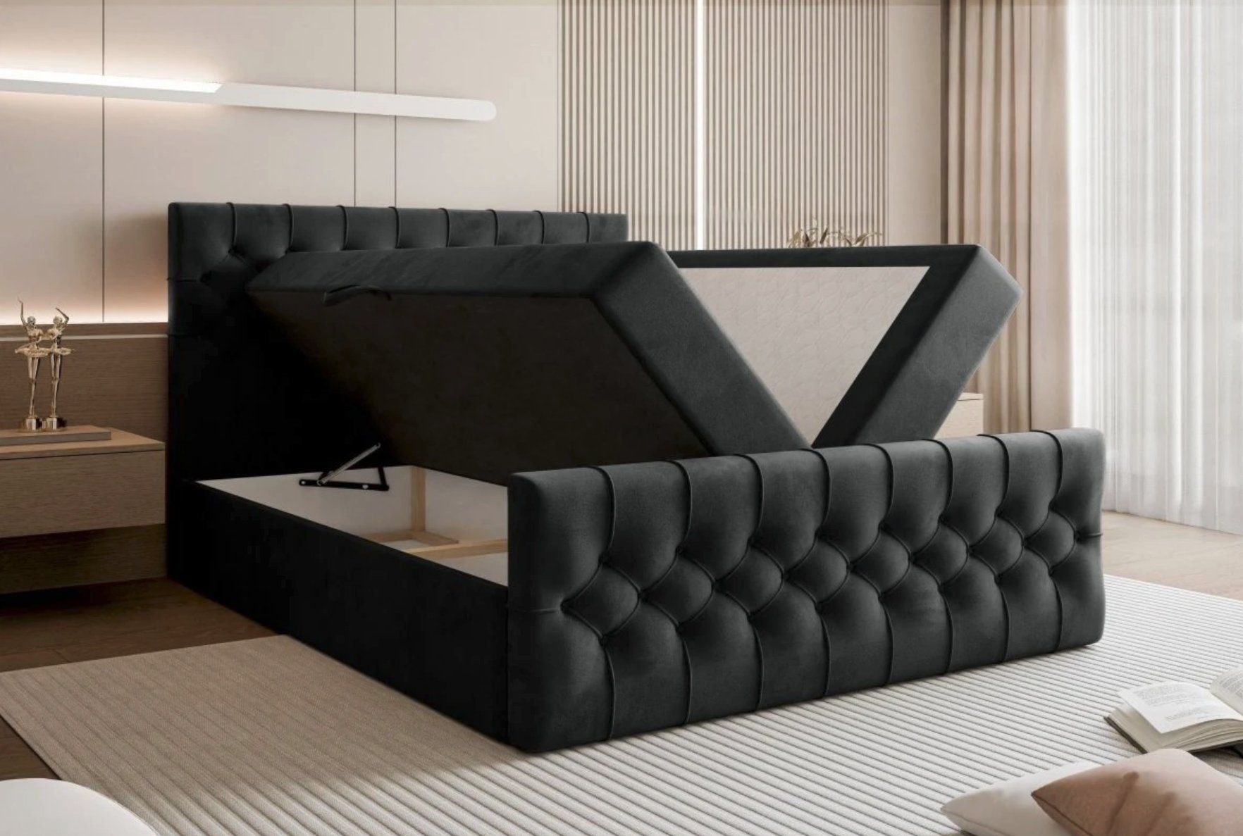 Letti: Boxspringbett 160 x 200 NEGRONI – Nuovo e nell'imballaggio originale da Reinach AG venduto da bettisimo 2