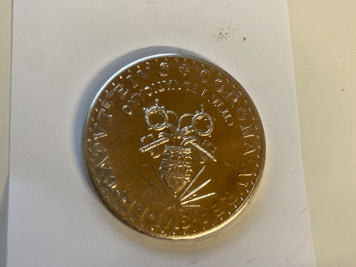 Medaglie: Pièce de collection - du Vatican! – Usato da Le Brassus venduto da cinema13 1