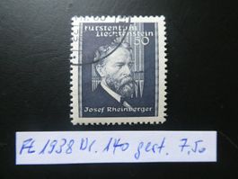 FL 1938 Nr. 140 gestempelt