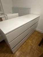 White 6-drawer dresser