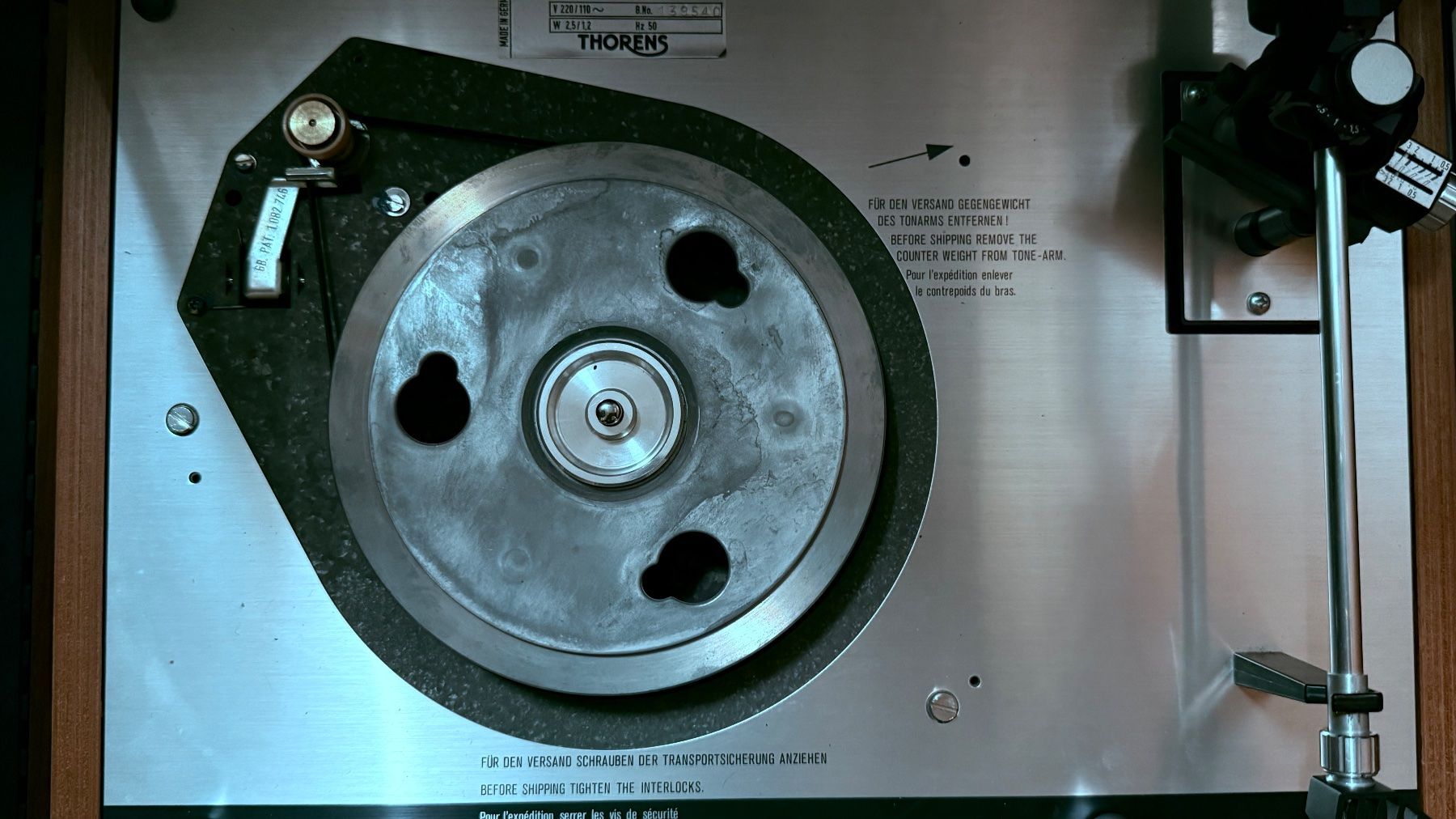 Thorens Giradischi: Thorens TD 160 Plattenspieler – Usato da Zürich venduto da Nemo12 3