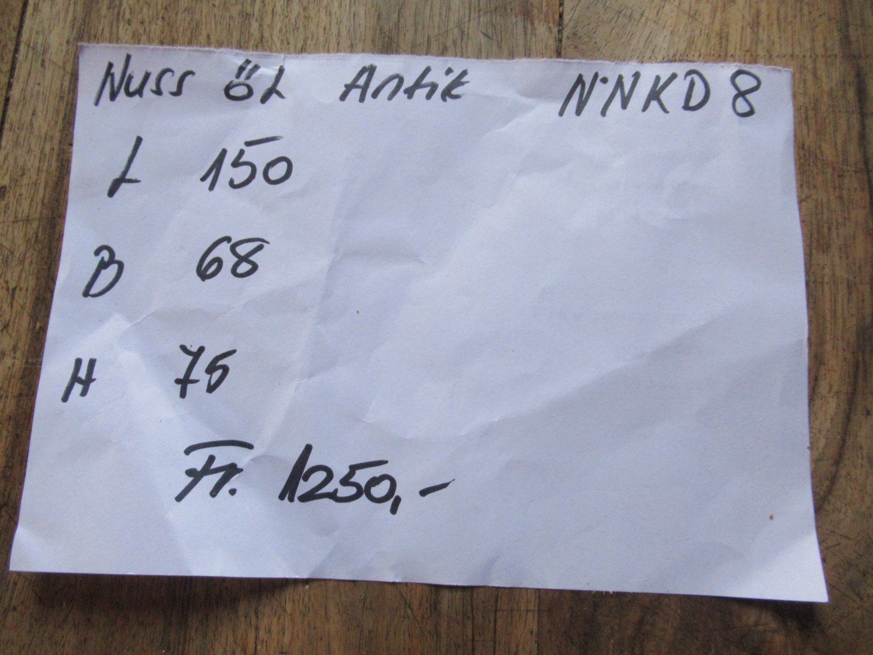 Tavoli: Antiker Beizentisch (Nuss/150) – Usato da Berg SG venduto da Pizza58 7