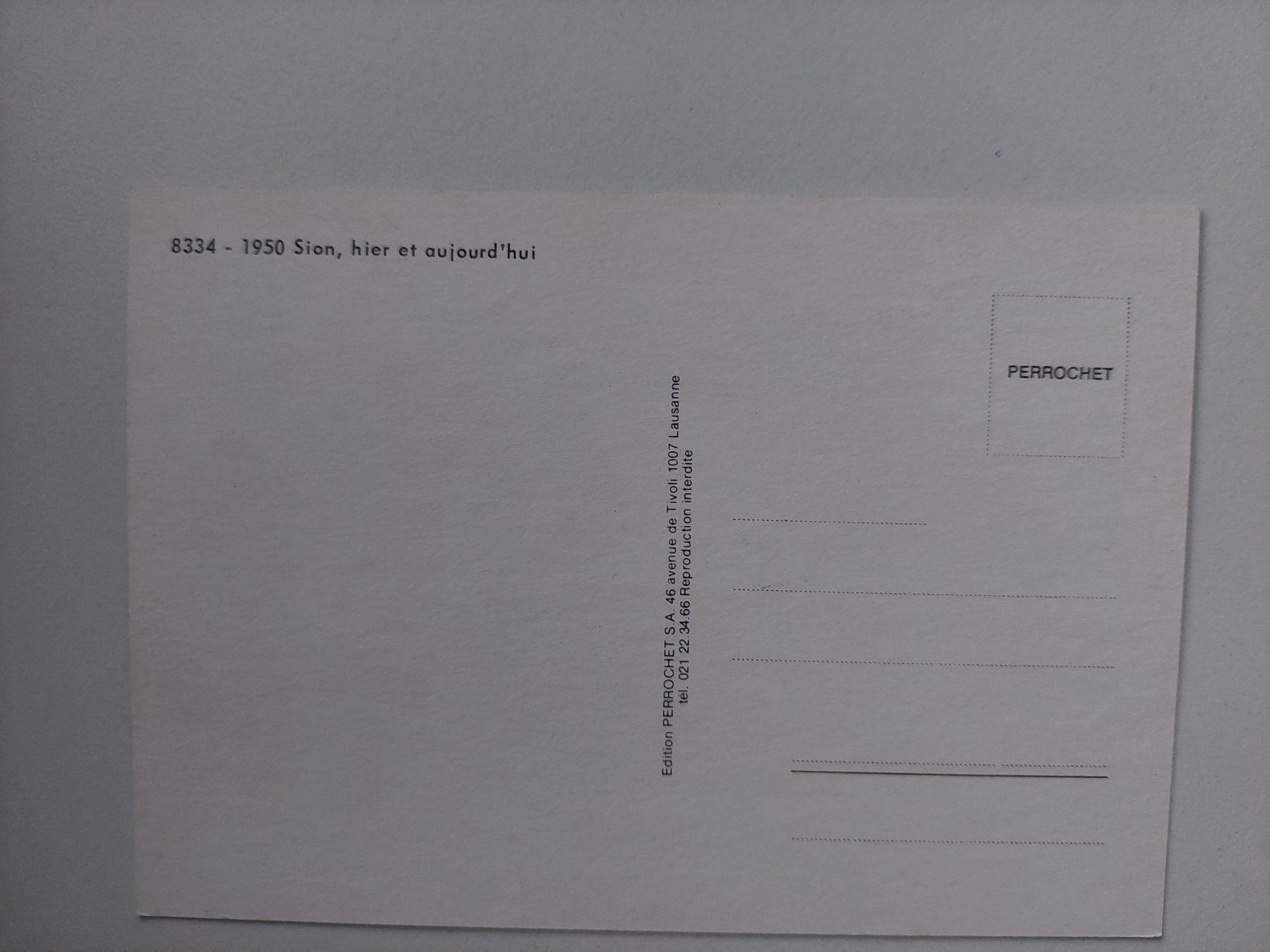 Cartoline postali: Ansichtskarte "Sion - hier et aujourd'hui" – Nuovo (secondo la descrizione) da Wil SG venduto da ram_c5j2 1
