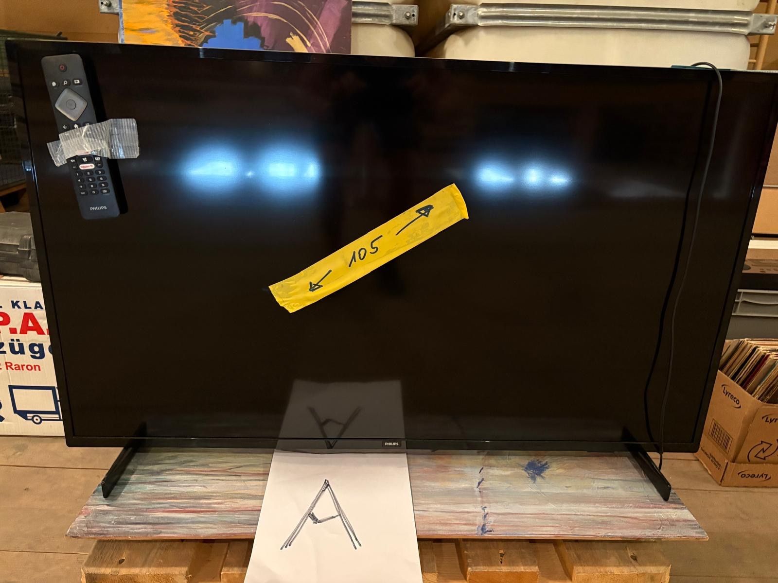 Philips Televisori: Philips Fernseher 105 cm mit Fernbedienung – Usato da Visp venduto da mbb_xs75