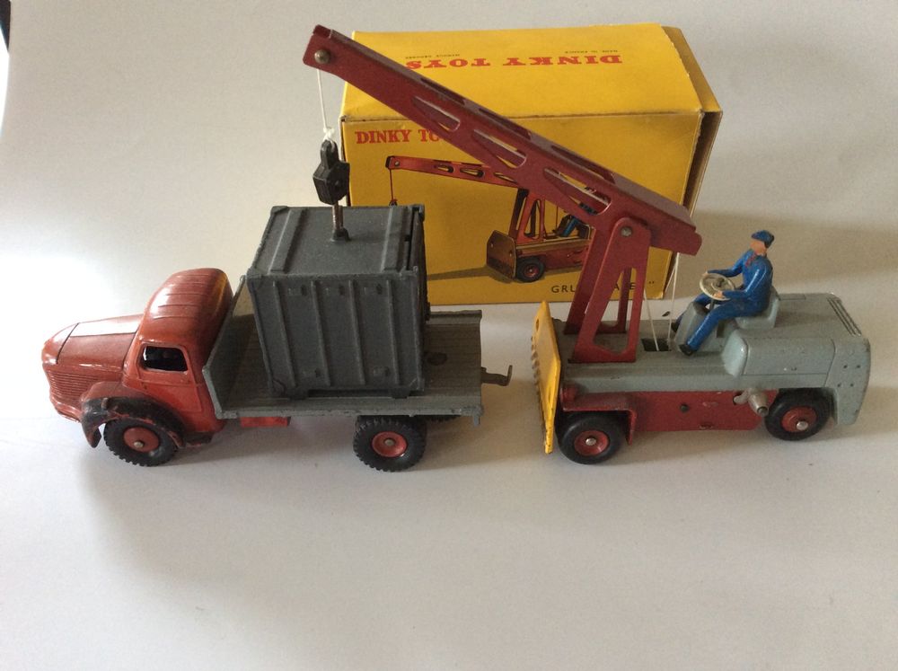 Dinky - Berliet porte-container + grue Salev | Acheter sur Ricardo