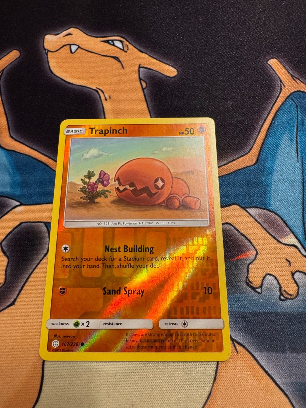 Pokémon Carte collezionabili: Trapinch (CEC 107) - Reverse Holo - Cosmic Eclipse – Nuovo (secondo la descrizione) da Bülach venduto da Pfrenzel