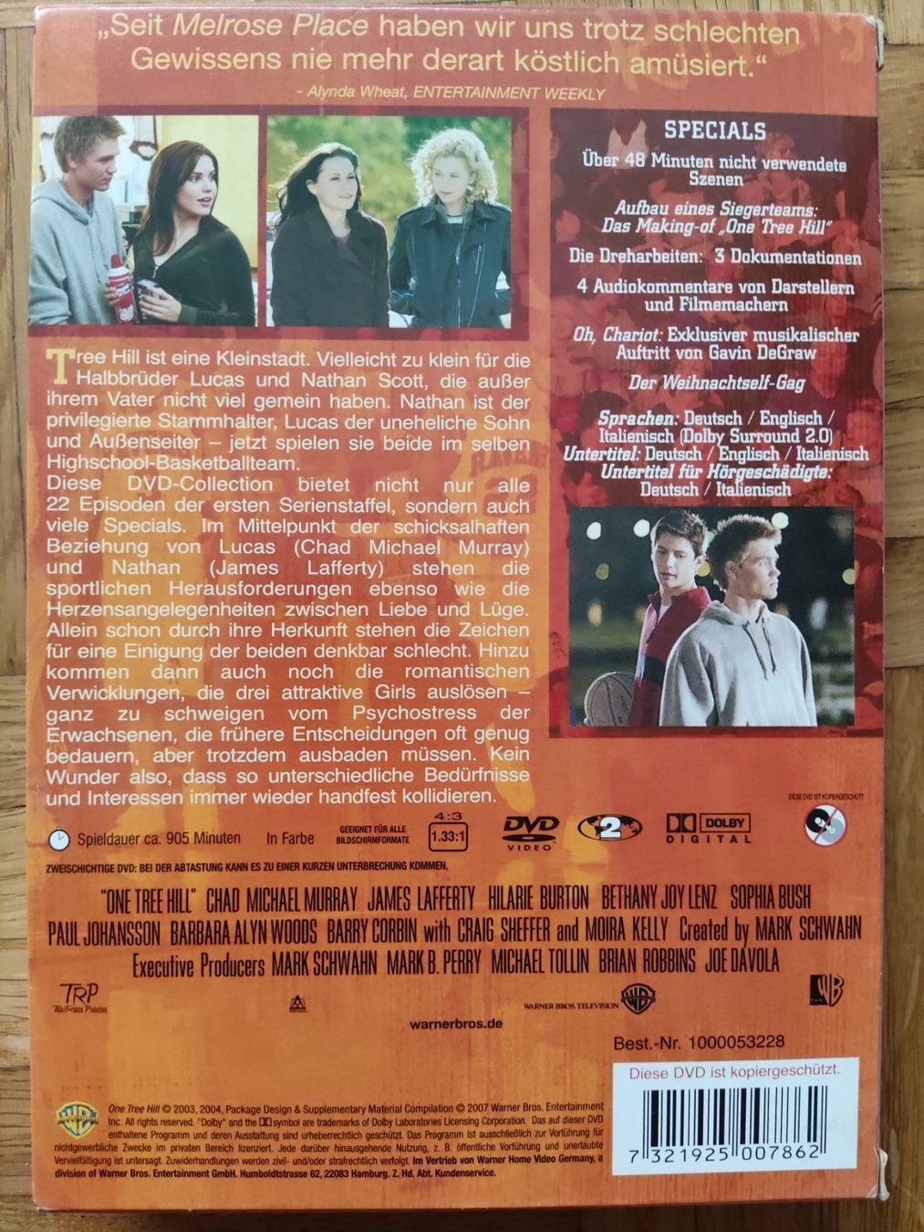 Tutti i DVDs: DVD - One Tree Hill - Die komplette erste Staffel – Usato da Basel venduto da Alacant 1