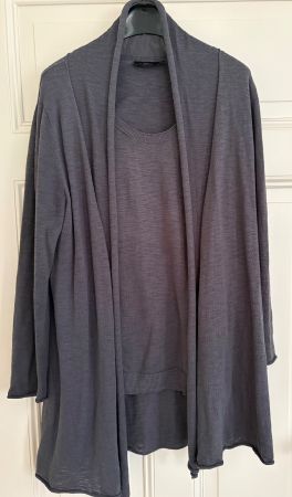 Legeres dunkelbraunes Twin Set MODISSA Gr XL