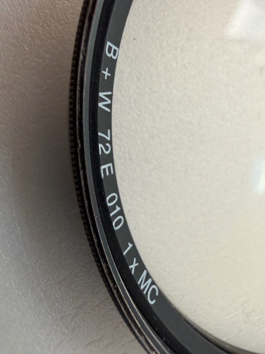 Filtri: UV-Filter von B+W Ø 72 mm + Objektivdeckel – Usato da Arbon venduto da yak4665 4