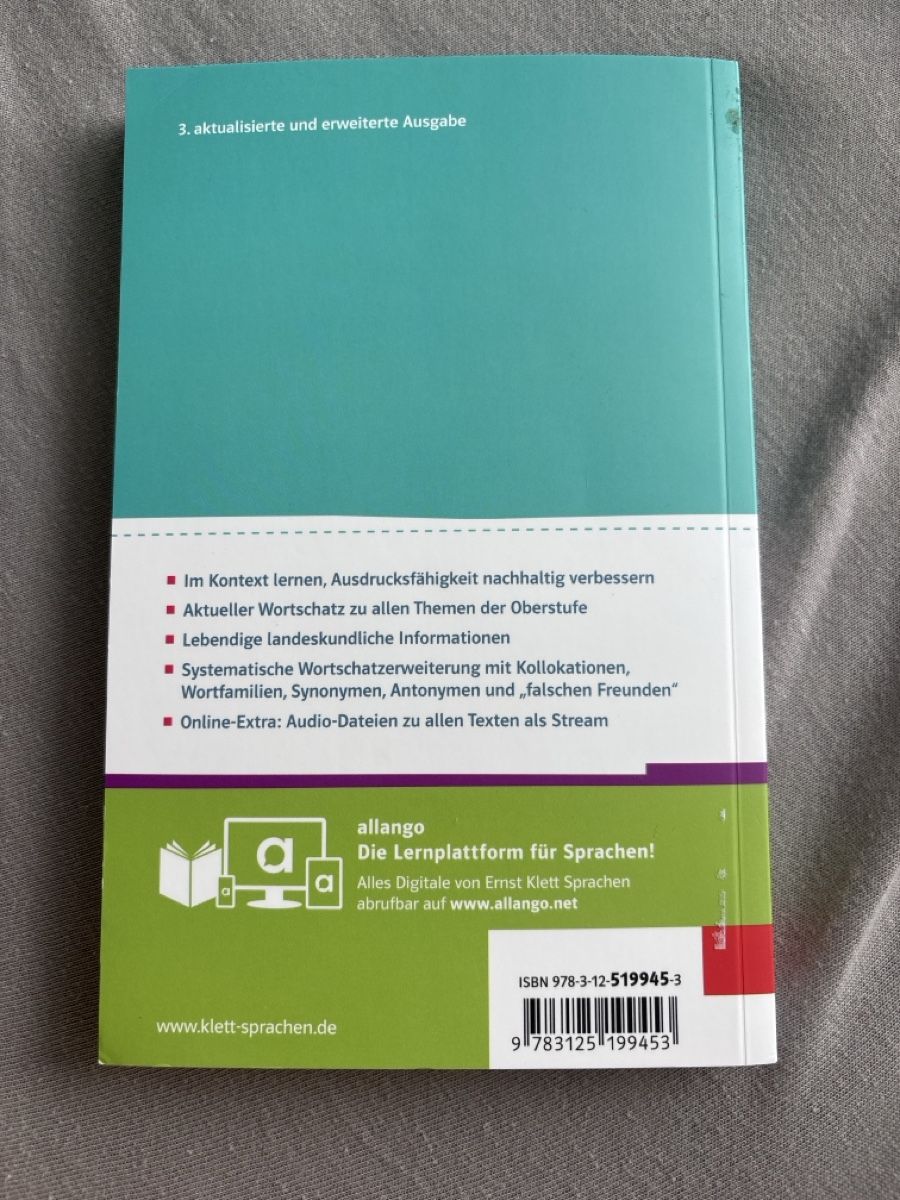 Bücher: Words in context - Thematischer Oberstufenwortschatz – Gebraucht aus Kastanienbaum von ali_vr9f 1