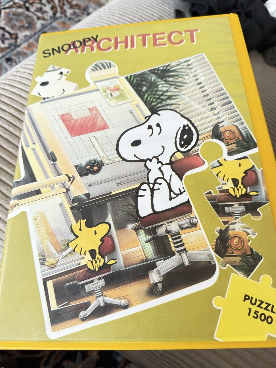 Puzzle: Snoopy Puzzle - Architekt, 1500 Teile, vollständig – Nuovo (secondo la descrizione) da Luzern venduto da Mytigger