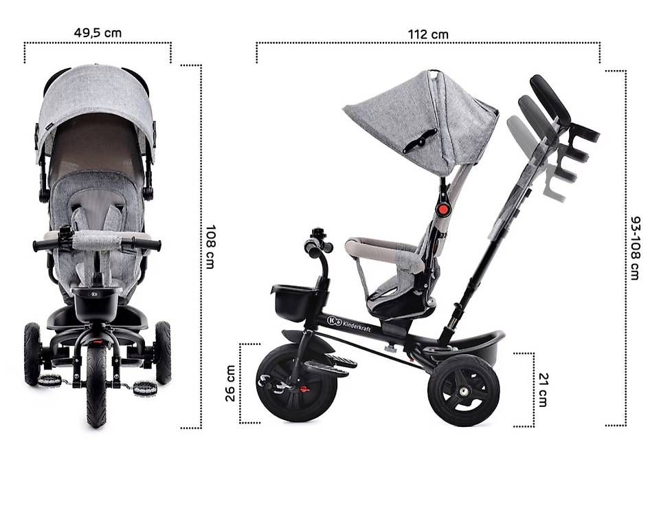Kinderkraft Carrozzine: Dreirad Kinderkraft Abel – Usato da Dübendorf venduto da Premium-Cars