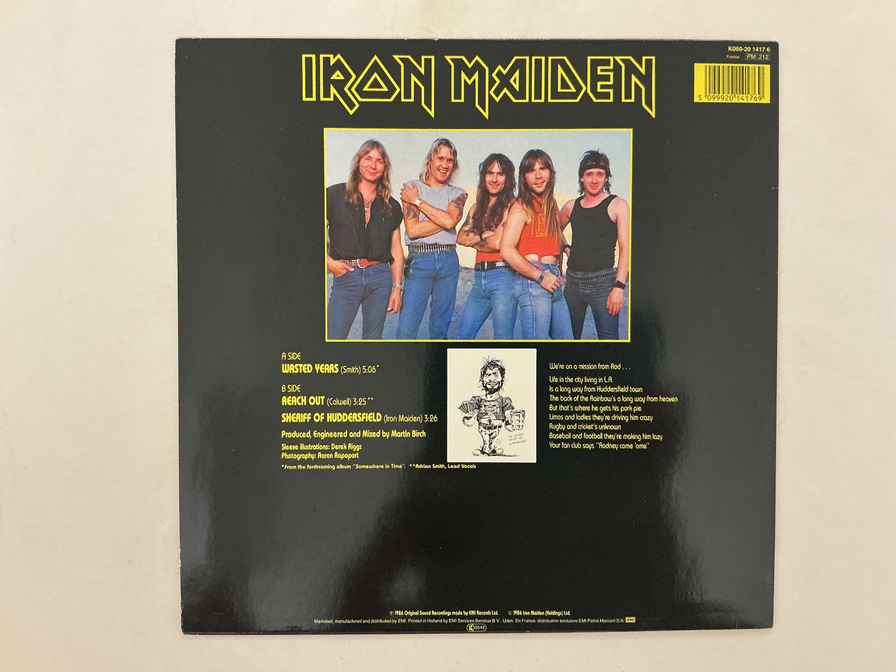 Dischi in vinile: Iron Maiden Maxi-Single - Wasted Years – Usato da Winterthur venduto da Tumko-Vinyl 1