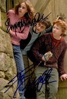 HARRY POTTER cast Emma WATSON Rupert GRINT Daniel RADCLIFFE