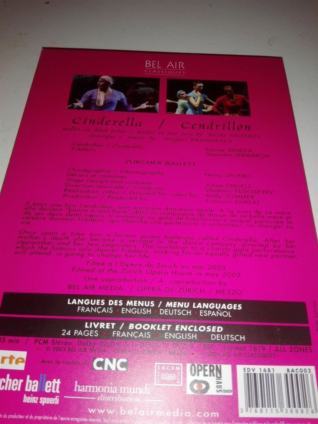 Tutti i DVDs: Cinderella  (Prokofiev) – Usato da St. Gallen venduto da elk2021 9
