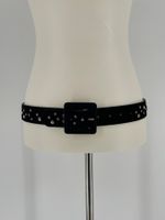 Samt Gürtel mit Strass 85