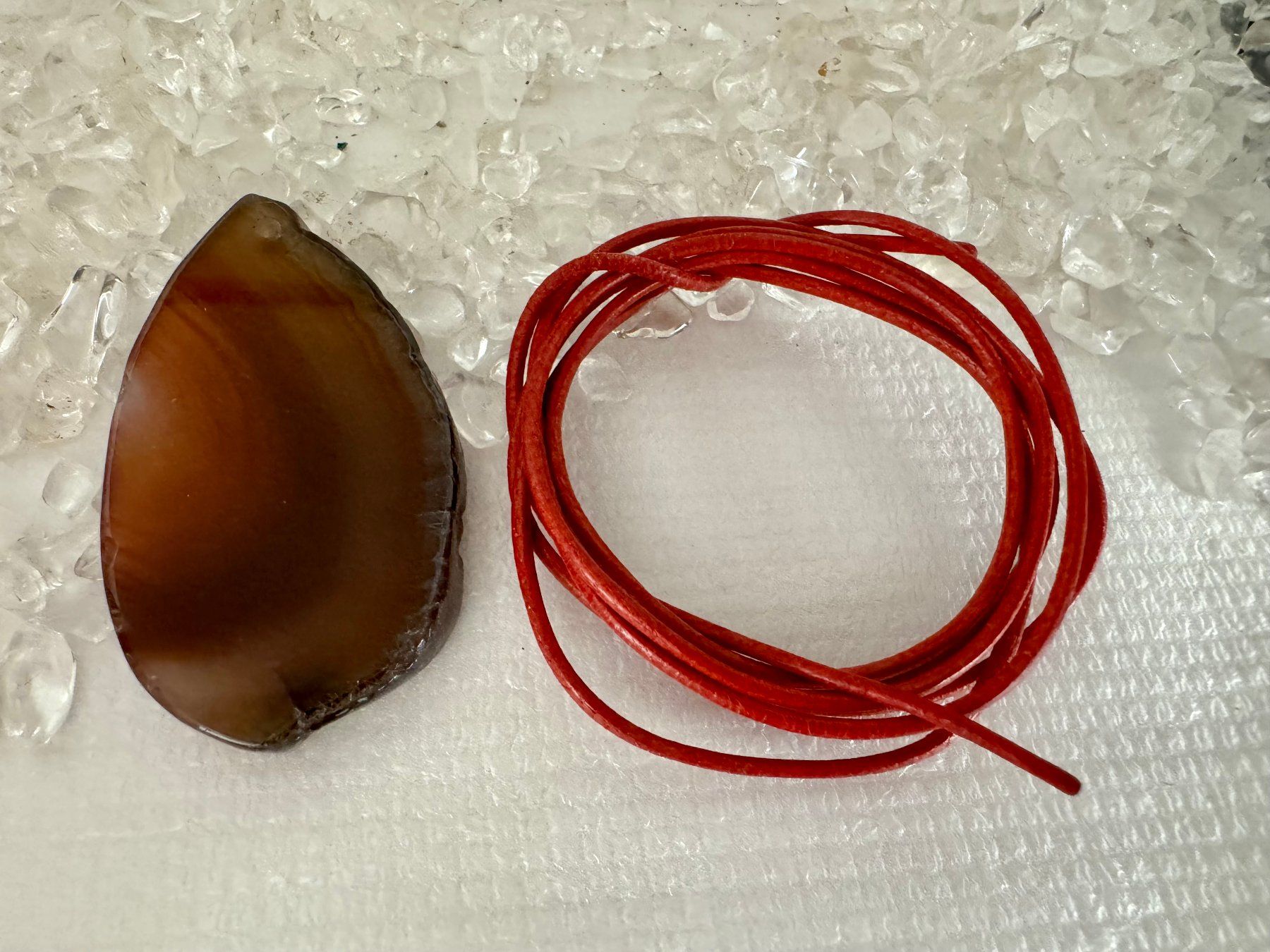 Edelsteine: Achat - Scheibe gelocht. – Neu (gemäss Beschreibung) aus Biberist von tl-schmuck 2