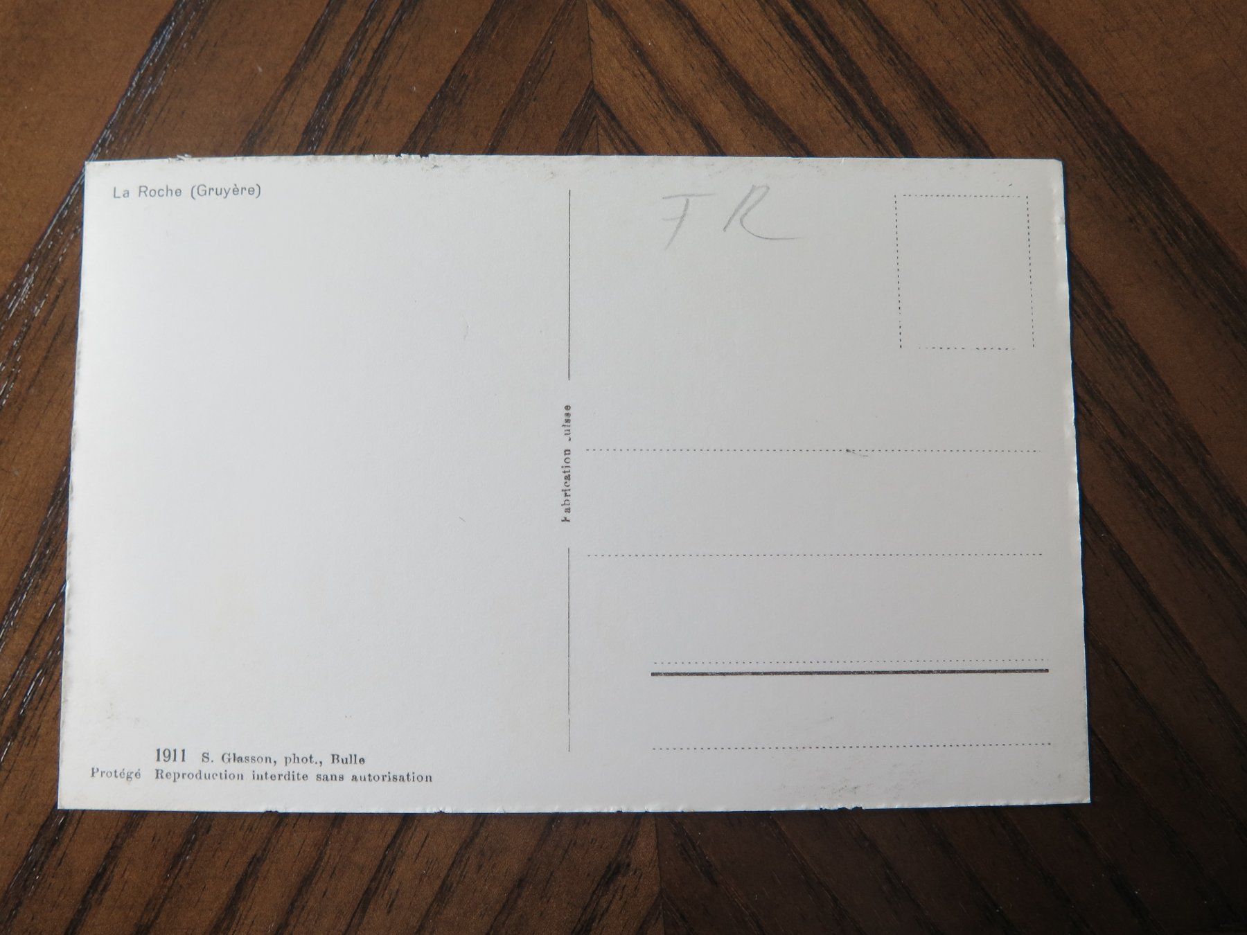 Cartoline postali: LA ROCHE - FR - GRUYÈRE – Usato da Wittenbach venduto da lipasal 1