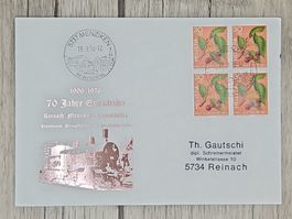 CL09 Enveloppe + Timbre Suisse 1976