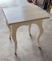 Table blanche en bois Schilliger