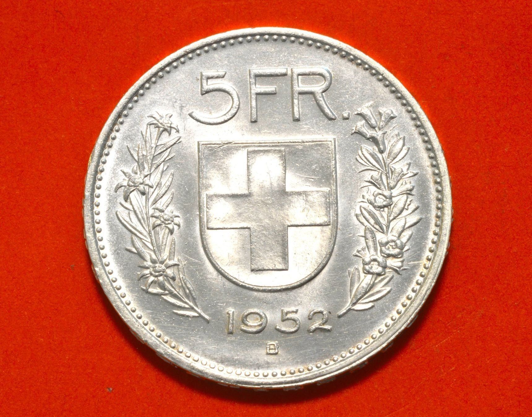 Alle Münzen: 5 Franken 1952 – Gebraucht aus Oberglatt ZH von ZH111 2