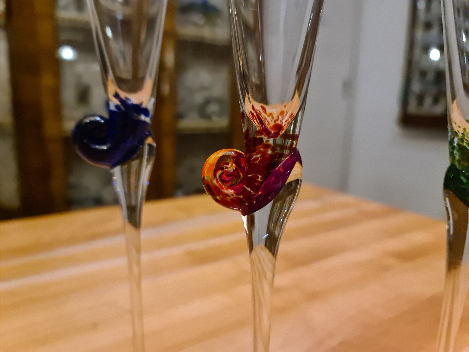 Murano Gläser: Murano Glas 4 Champagnerflöten – Gebraucht aus henau von Rockj 3
