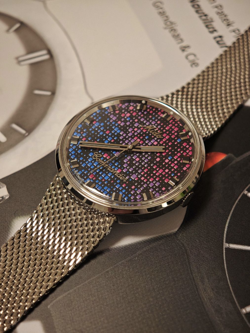 Mido Uhren: Mido Commander 1959 "Pixels" Uhr – Neu (gemäss Beschreibung) aus Meilen von cheese098 1