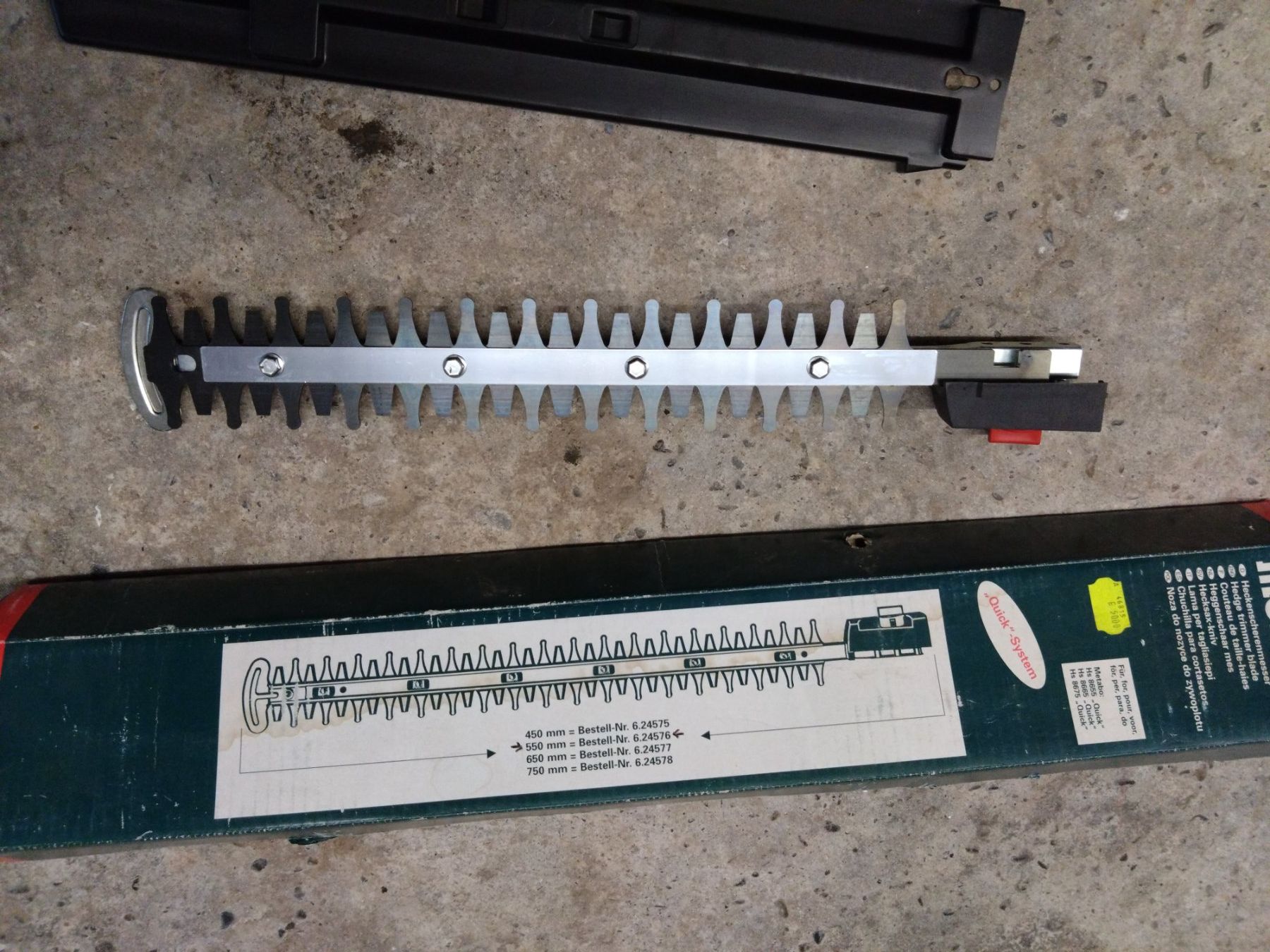 Metabo Tutti gli attrezzi: Metabo Heckenschärenmesser quick System – Nuovo (secondo la descrizione) da Bözen venduto da chrigl82 1