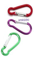 3 Stück  Alu- Karabiner - Haken Grösse 1