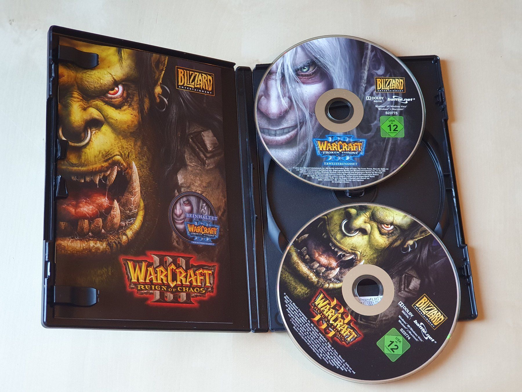 Microsoft Spiele: Warcraft III + Erweiterungsset – Defekt aus Stansstad von collectorsshop 2