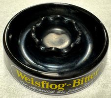 Alter Aschenbecher Weisflog - Bitter Aperitif aus Glas