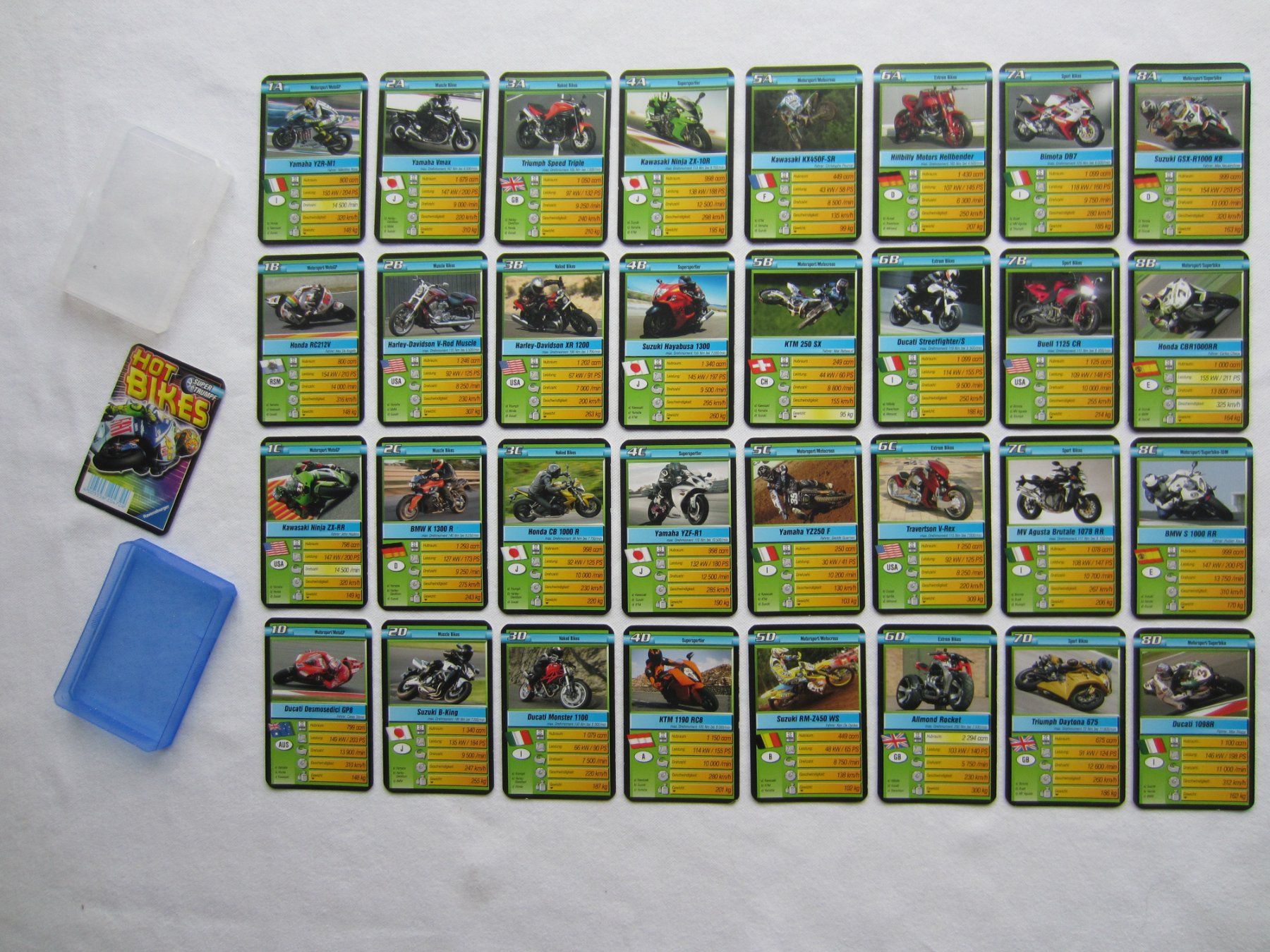 Ravensburger Giochi: HOT BIKES Quartett Ravensburger Spielkarten – Nuovo (secondo la descrizione) da Sursee venduto da Tschiger 1