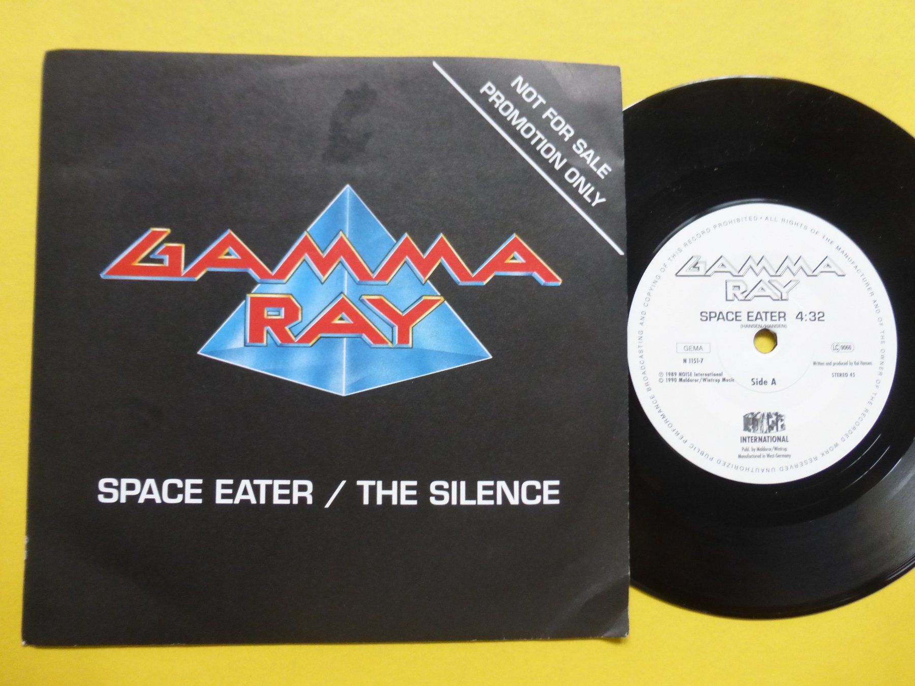 Schallplatten: Gamma Ray – Space Eater / The Silence – Gebraucht aus Zürich von Swiss57