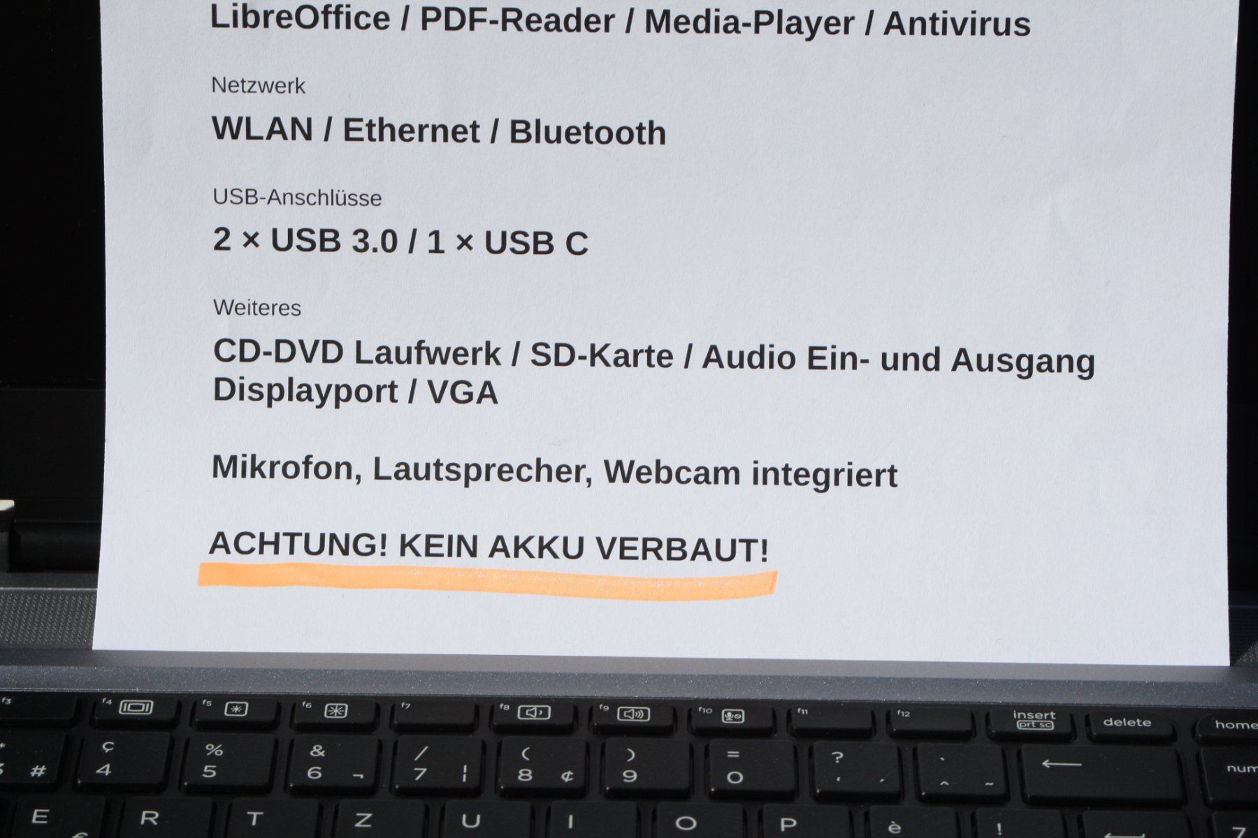 Hewlett Packard Notebook: HP LAPTOP SSD – Usato da Wauwil venduto da Pneuedy 9