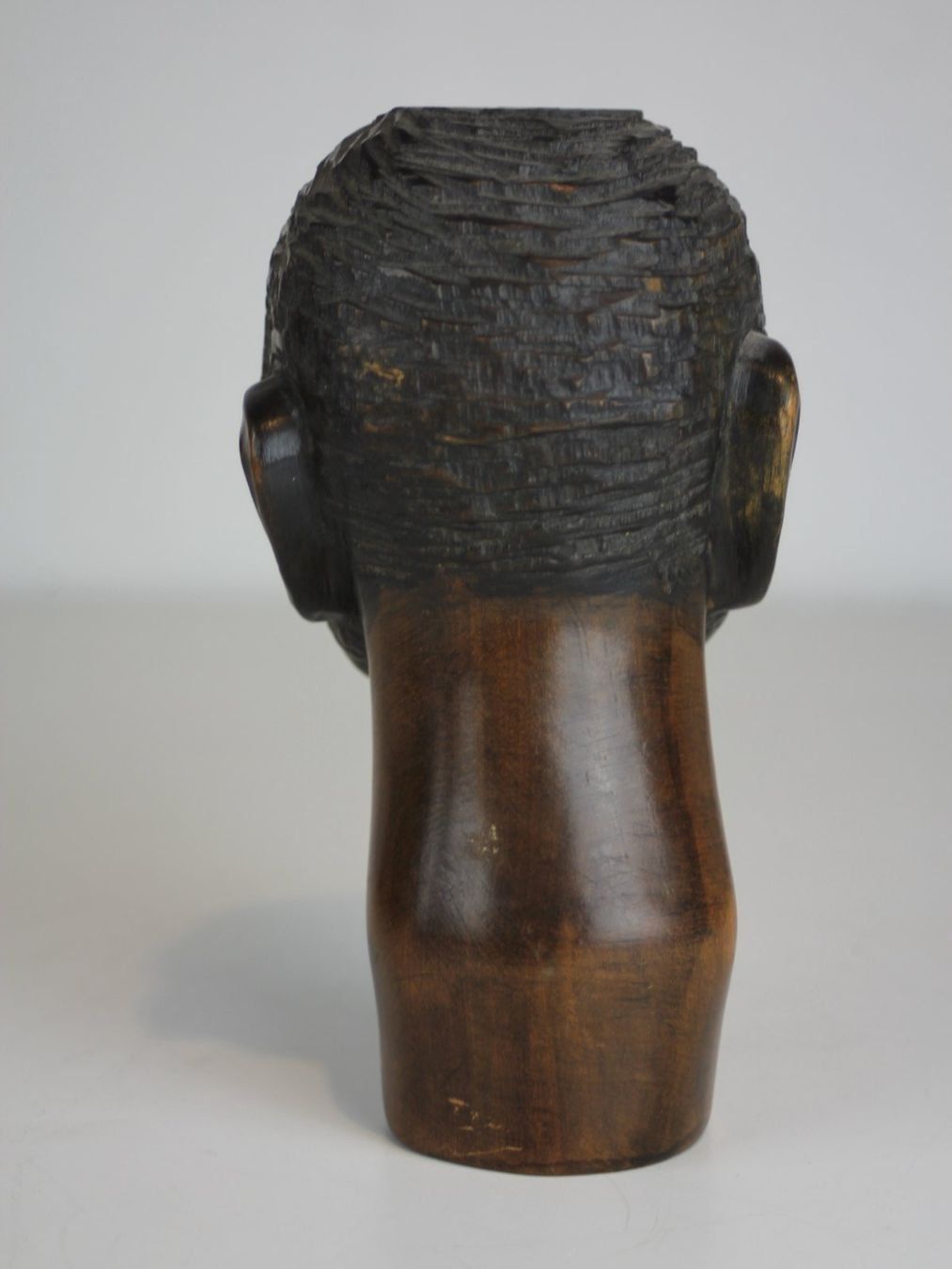 Sculture & Statue: Ebenholz Skulptur Männerkopf – Usato da Basel venduto da Kaffee_und_Kunst 1