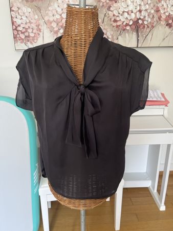 Bluse mit Schleife, H&M, 36