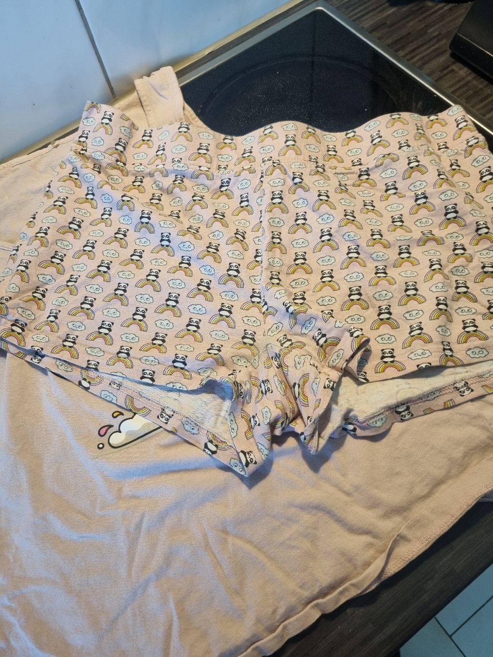 Negligees & Pigiami: Pyjama Set Chicoree Grösse XL Rosa Print – Usato da Rickenbach LU venduto da sammija 4