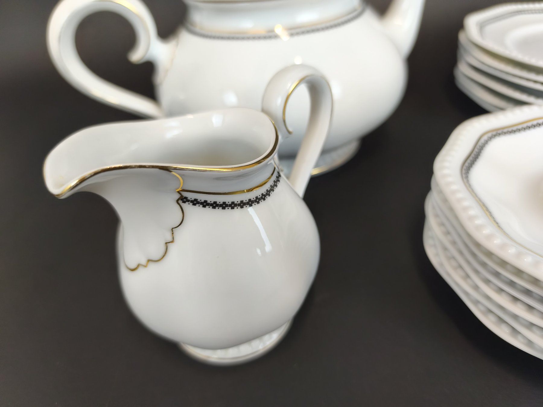 Rosenthal Set di piatti: ROSENTHAL BAVARIA - Teeservice weiss – Usato da Schaffhausen venduto da Restwert_SH 4