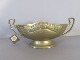 Elegante Vintage Schale, Messing, Herbst Deko